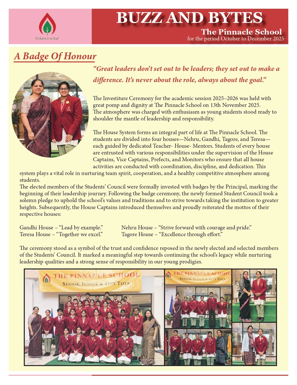 BUZZ AND BYTES October to December 2025