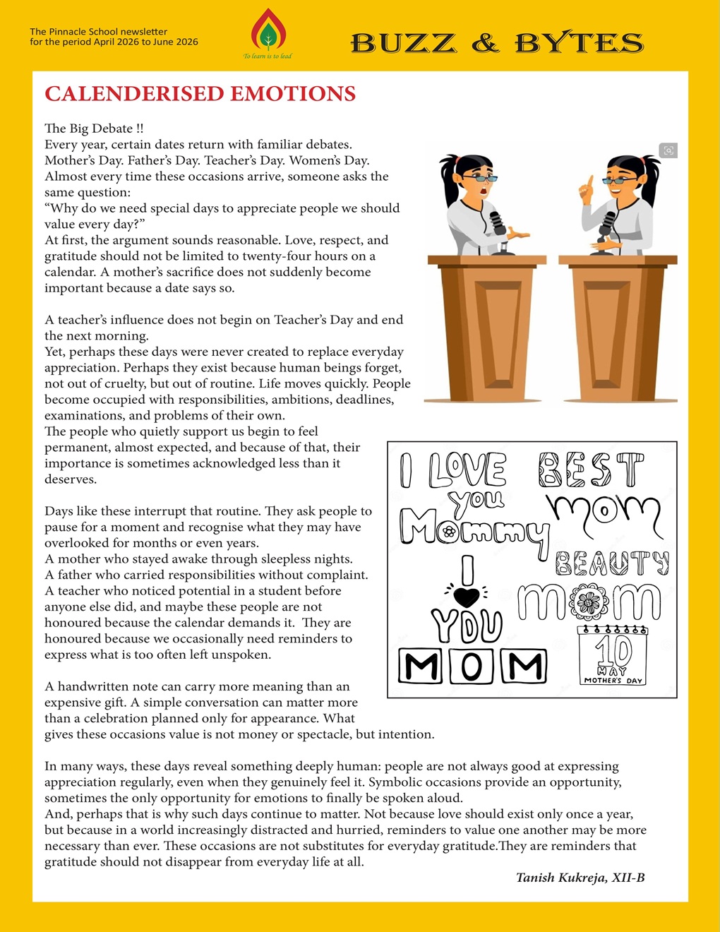 BUZZ AND BYTES April 2026 to June 2026  